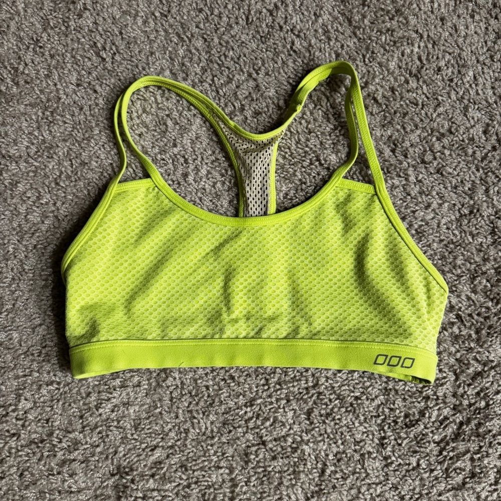 Lorna Jane Lemon/Lime Sports Bra Sz Med